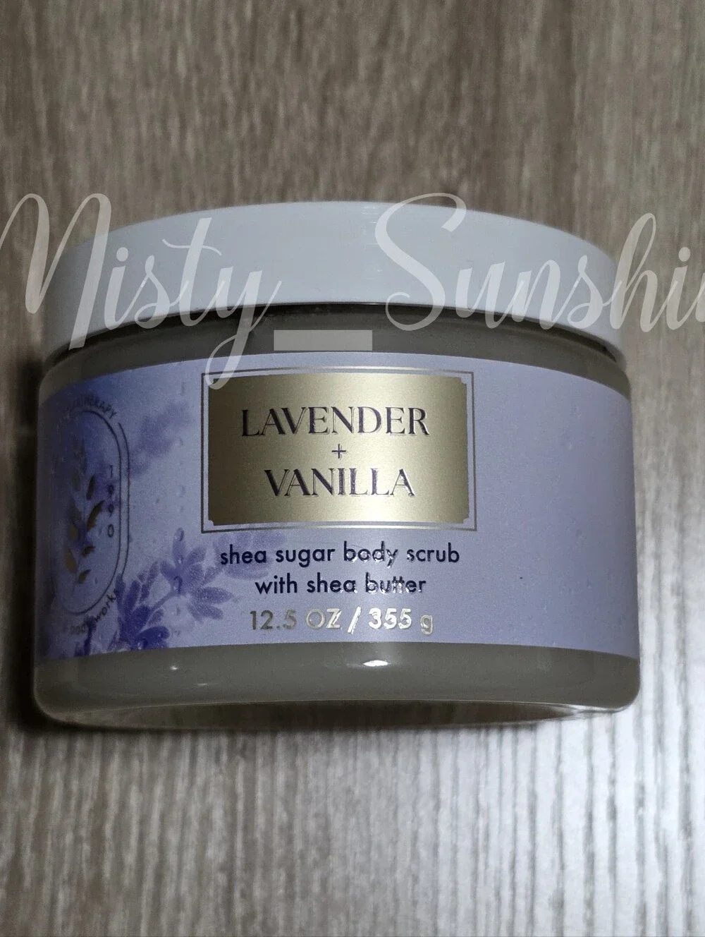Bath & Body Works Lavender + Vanilla Sugar Body Scrub New RARE